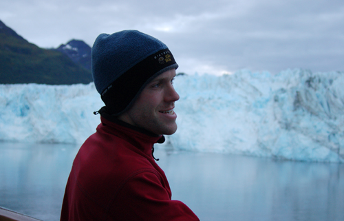 Adam in Glacier Bay Alaska in 2006