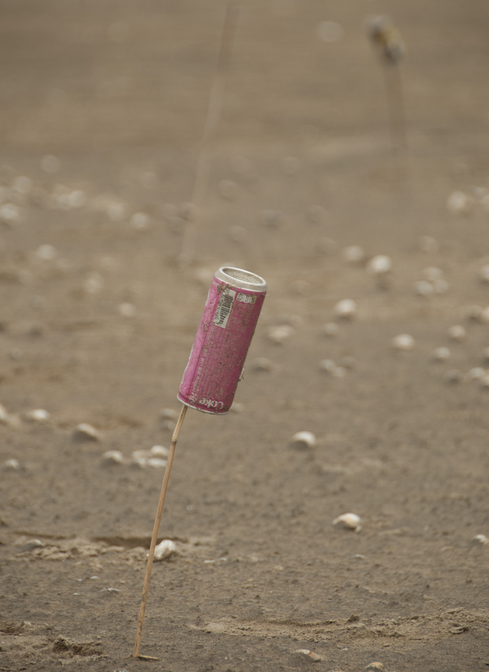 Coke can on a stick: a photographer's landmark.